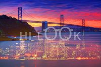Hi-Look Microfiber Cleaning Cloth - San Francisco Montage Sunset
