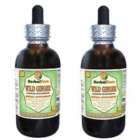 Wild Ginger, Hu Po (Asarum Splendens) Dried Root Alcohol-Free Liquid Extract (Brand Name: HerbalTerra, Proudly Made in USA) 2x2 oz