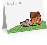 Personalized Dog Cards (40 Foldover Cards and Envelopes)