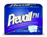Prevail PM Extended Wear Adult Briefs, Prevail Night Time Brfs Md, (1 PACK, 16 EACH)
