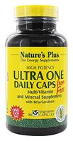 NaturesPlus Ultra One Iron Free - 90 Easy to Swallow Capsules - High Potency Once Daily Multivitamin & Mineral Supplement - Natural Energy - Vegetarian, Gluten-Free - 90 Servings