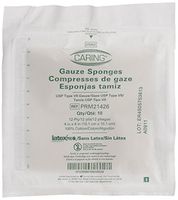 Medline PRM21426 Caring Woven Sterile Gauze Sponge, 4" x 4", 12-Ply (Pack of 1280)