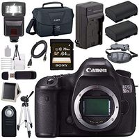 Canon EOS 5DS-R 5DSR DSLR Camera + LPE-6 Lithium Ion Battery + External Rapid Charger + Canon 100ES EOS shoulder bag Bundle 2