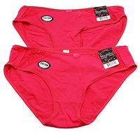 2 Pair Red Bikini Style Underwear by Mamia (Extra Large)