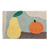 GHHZZQ Bathtub Mat Non-Slip Absorbent Quick Drying Bathroom Rugs Superfine Fiber Foot Pad Household, 4 Colors, 2.5 cm Thick, 40x60cm, 50x80cm (Color : C, Size : 50x80cm)