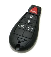OEM 5-Button FOBIK Key Fob Remote Compatible With Chrysler (FCC ID: IYZ-C01C, P/N: 68058348)