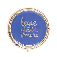 Mary Square 23004"Love You More Round Pill Case, 2.5" x 2.5" x 0.2", Multicolor