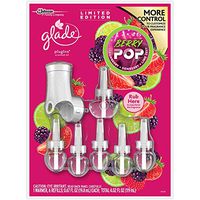 Glade Plugins Berry Pop 1 Scented Oil Warmer & 6 Scented Oil Fragrance Refills