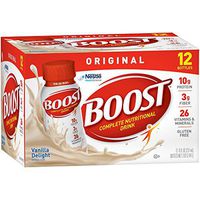 Boost Original Very Vanilla Complete Nutritional Drinks, 8 fl oz, 12 count