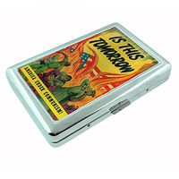 Propaganda D12 Silver Metal Cigarette Case Vintage Poster Political Advertisment