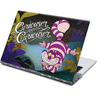 Skinit Decal Laptop Skin for Yoga 910 2-in-1 14in Touch-Screen - Officially Licensed Disney Cheshire Cat Curiouser Design