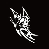 856store Big Promotion Reflective Butterfly Car Styling Decorative Stickers Auto Windows Decals Decor White
