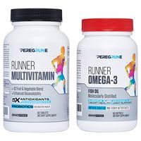 Runner Multivitamin & Omega 3 Bundle | Engineered for Runners | Antioxidants: Vitamin C (5X), Vitamin E (2X) | Energy & Vo2 Max: Vitamin B12 (10x) | Joints & Heart: 1,000mg Fish Oil | GMP Certified