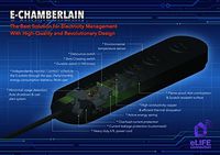 eLIFEconnection 100H PR2 Multi-Plug Timer Switch Outlets Smart Power Strip Energy Saving Surge Protection Smart Power Strip Wi-Fi Individual Control Sockets Power Strip with Web Monitor