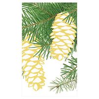 Caspari Pinecones Paper Match Box - 40 Stick Matches