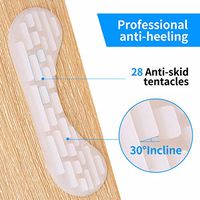 Premium Heel Grips Liner Cushions Inserts (2 Pairs) 4D Heel Pads for Women and Men Loose Shoes, Self-Adhesive Shoe Insoles Foot Care Protector, Prevent Heel Rubbing, Blisters, Slipping Out