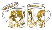 Love Live Sunshine Yoshiko Hanamaru Ruby in Aquarium Costume COSPA Character Ceramic Mug Cup with Lid Anime Art Collection