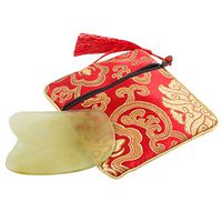 Vinmax Gua Sha Guasha Skin Facial Care Treatment Massage Natural Jade Board Traditional Scraping Scraper Tool SPA Salon