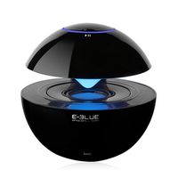 E-3LUE bluetooth speakers with Handsfree Speakerphone,LED lights Built-in Mic and 3.5mm Line-In ,Portable mini wireless speaker for Smartphones, Tablets, Computers, Laptops,Cell Phones,Black