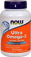 Ultra Omega -3, 90 Sgels by Now Foods (Pack of 3)