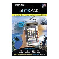 LOKSAK Waterproof Airtight Resealable Bags 4.4"x7.25"(11.2x18.4 cm) 2 Count