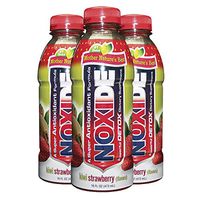 NOXIDE Super Antioxidant Body Detox New Formula with Turmeric Root & Milk Thistle | Helps Cleanse Liver (Kiwi Strawberry) 3 Pack (16oz/Bottle)