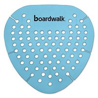 Boardwalk GEMCBL Gem Urinal Screen, Lasts 30 Days, Blue, Cotton Blossom Fragrance, 12/Box