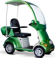 Adult Electric Mobility Scooter with Roof, Four Wheel, Golf Cart Scooter