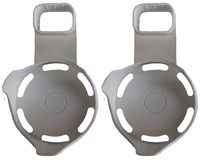 Echo Dot Holder Outlet Wall Mount Hanger Stand for Alexa Echo Dot 2nd Generation Space-Saving Solution for Your Smart Home Speakers without Messy Wires or Screws, White, 2-Pack