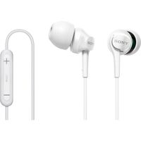 Sony Tangle Free MDREX100IP Headphone with in-Line 3-Button Remote and Mic for iOS Devices