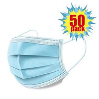 3-Ply Disposable Comfortable Earloop Marsk 50 Pcs Anti Dust Mark