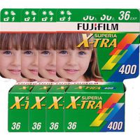 Fuji Superia X-TRA ISO 400 ASA 35mm Film/ 36 Exp-4 Pack