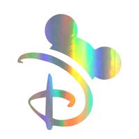 BCOROBYS 3D Creative Sticker Fashion Disney Decal, Disney Letter D, Mouse Ears, Disney World Sticker Decal Car Truck Automotive Window Decal Bumper Sticker Car Styling (2pcs Mouse Ears, 155 x 140 mm)