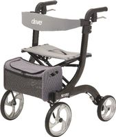 Nitro Euro Style Black Rollator Walker