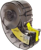 Brady XPS-125-CONT IDXPERT PermaSleeve 0.235 Height, 0.235 Width, B-342 Heat-Shrink Polyolefin, Black On White Color Wire Marker Sleeves by Brady