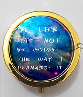 BlackKey My Life May Not Be Going the Way I Planned it 3-Compartment Decorative Pocket Gift Box Case Organizer for Pill, Color 2 -1089