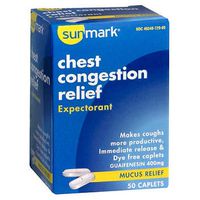 Sunmark Chest Congestion Relief Caplets - 50 ct