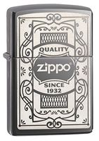 Zippo Personalized Message Engraved on Backside Customized Logo Windproof Lighter (Style13)
