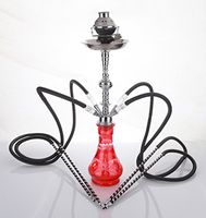 4 Hose Hookah Pipe BLACK DRAGON 23" Nargila Shisha Smoking Party Set with Four Pro Lounge Hoses