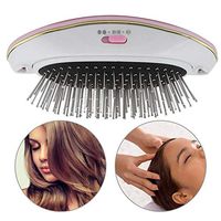 Electric Massage Combs,Negative Ion Function Anti-static Massage Comb Provide Vibrate Massage For Head, Help Relieve Fatigue And Make Hair Smooth(#1)