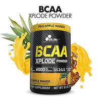BCAA Powder - BCAAS Amino Acids - Amino Acid Supplements - BCAA Energy - Essential Amino Acids - BCAA Amino Acids - L-Glutamine Powder - Olimp Xplode - Pineapple Mango Powder - 9.5 oz - 30 Serving