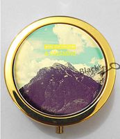 BlackKey Never Stop Exploring & Dreaming 3-Compartment Decorative Pocket Gift Box Case Organizer for Pill, Color 2 -926