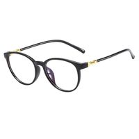 RQWEIN Round Oversize Blue Light Blocking Glasses Women, Anti Eyestrain Anti Headache, Vintage Computer Glasses Unisex