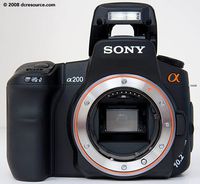 Sony Alpha A200K 10.2MP Digital SLR Camera with Super SteadyShot Image Stabilization (Body)