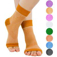 LOHKIAO Compression Foot Sleeves for Men & Women - Plantar Fasciitis Socks for Pain Relief, Heel Pain, Arch Support
