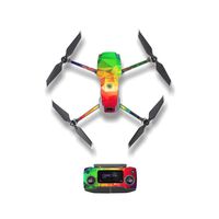 HMANE Full Body Skin Stickers Decal Waterproof Carbon Cover Protector PVC Skin Wrap Cover Kit Drone for DJI Mavic 2 PRO/Mavic 2 Zoom - (M2-C)