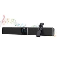 Sound Bar Yoogui Wired and Wireless Connection 3D Surround Sound Speaker Bar Bluetooth Home Theater with 5.1 Channel Remote Control Dual Connection Methods for TV PC Smartphones Music and Movie
