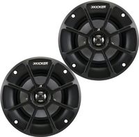 Kicker PS42 (40PS42) 4" 2-Way PS Series 2 Ohm Coaxial Marine Speakers