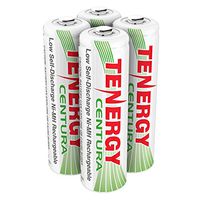 Tenergy AA Rechargeable NIMH Battery 2000mAh Pre-Charged Household Battery Low Self Discharge High Performance AA Battery Pack for Remote Controller/Toys/Flashlight/Mice (4 PCS)