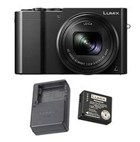 Panasonic LUMIX ZS100 Camera w/ 1" Sensor (Black) & Panasonic Battery & Charger